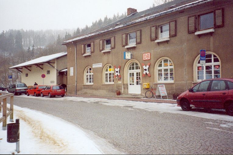 Bahnhof Stollberg, Strassenseite 2004