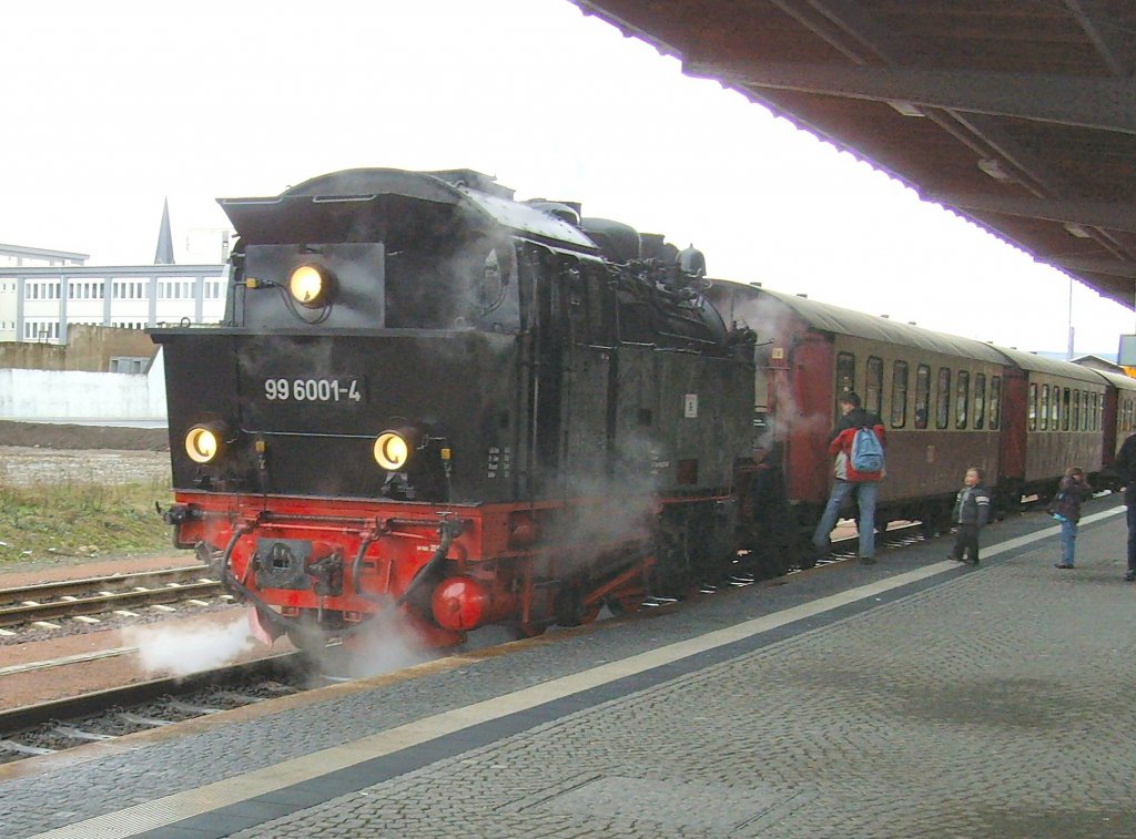 Dampfzug in Quedlinburg