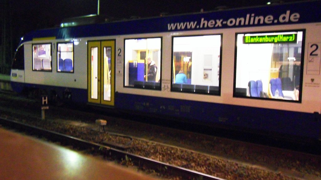HEX-Triebwagen nach Blankenburg