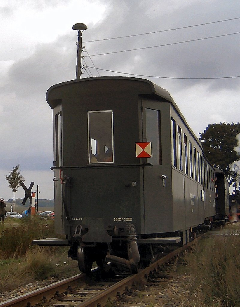 Personenwagen der Mansfelder Bergwerksbahn, Oktober 2005