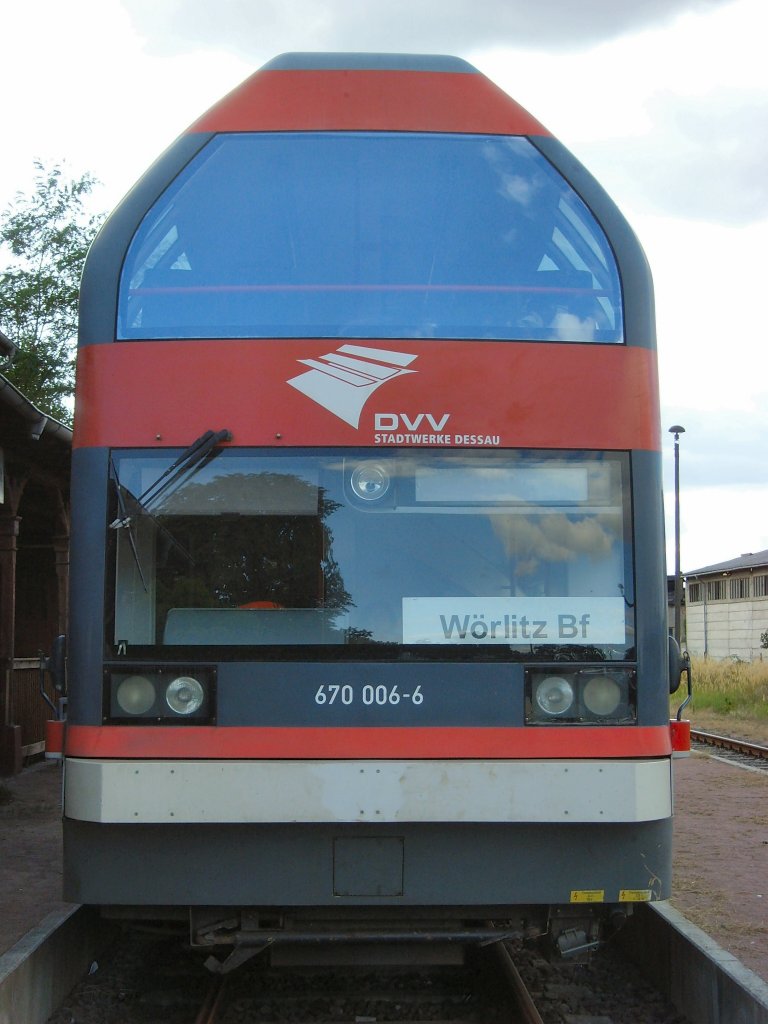 S tirnansicht BR 670 (in Oranienbaum), September 2009