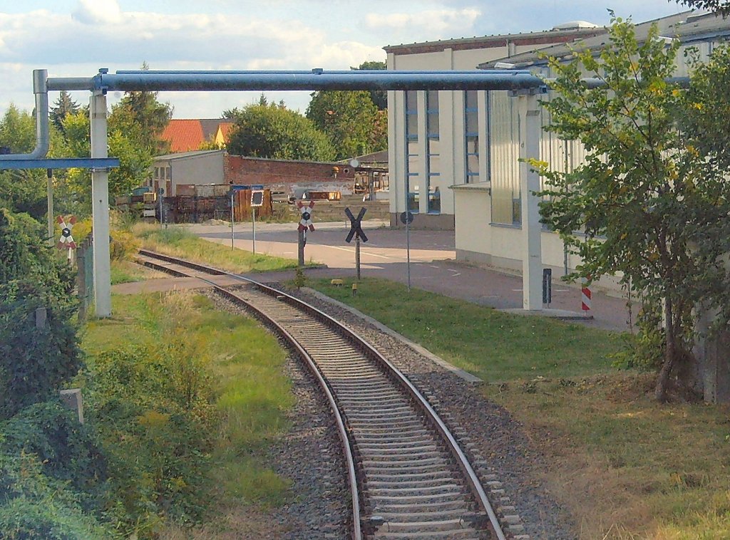 Streckenverlauf bei Dessau