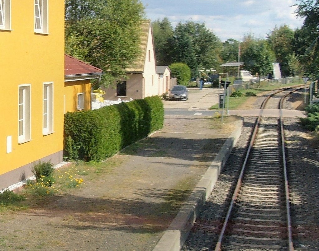 Streckenverlauf in Dessau, September 2009