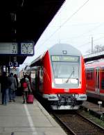 Zug nach Uelzen im Hbf Magdeburg, 3.2.2011