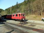 Harzquerbahn/195002/t-3-im-bhf-eisfelder-talmuehle T 3 im Bhf Eisfelder Talmhle