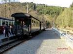 Harzquerbahn/195013/sonderzug-im-bahnhof-eisfelder-talmuehle Sonderzug im bahnhof Eisfelder talmhle