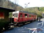 Harzquerbahn/195016/t-3-vor-sonderzug-eisfelder-talmuehle T 3 vor Sonderzug, Eisfelder talmhle 2012