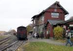 Selketalbahn/101593/bahnhof-harzgerode-im-oktober Bahnhof Harzgerode im Oktober