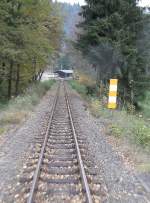 Selketalbahn/101596/streckengleis-nach-harzgerode-kurz-nach-dem Streckengleis nach Harzgerode kurz nach dem Abzweig
