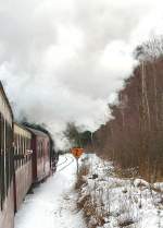 Unterwegs mit der Selketalbahn im Dezember 2009