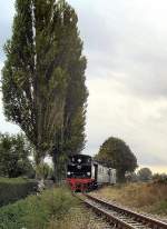 Zug der Mansfelder Bergwerksbahn bei Siersleben, 2005